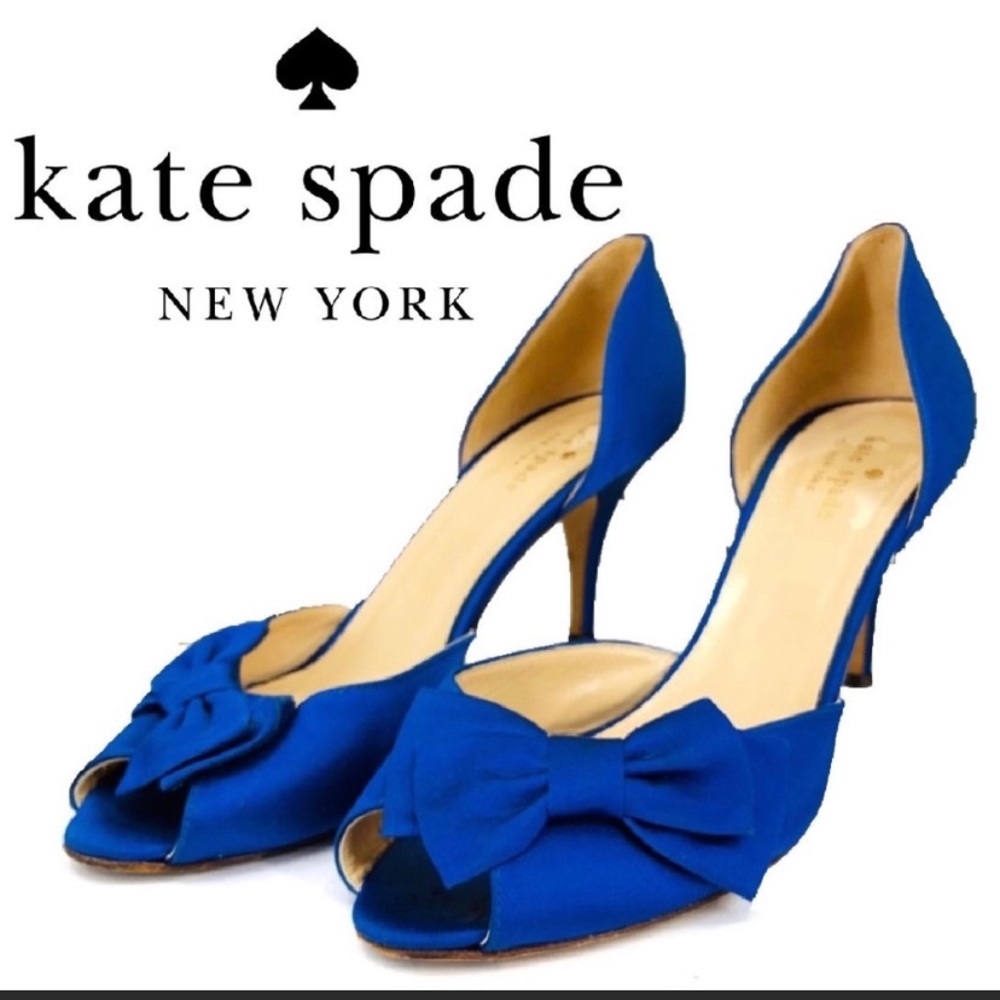 Kate Spade satin D'Orsay pump great condition